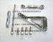 SBC Chevy 350 Polished Aluminum Alternator Bracket LWP Long Pump -