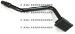 Big Block Mopar 7qt Center Sump Oil Pan Pickup Tube 3/8" - 383 400 440