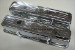 58-86 SBC Chevy Chrome 327 Logo Tall Valve Covers - Small Block 283 327 350