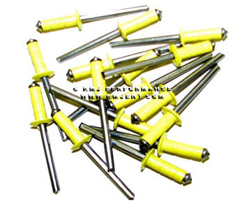 250 Ultimate Multi Grip 3/16 Pop Rivets Small Head IMCA YELLOW