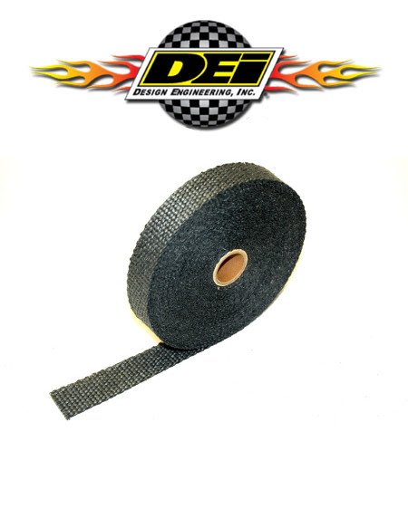 1" x 50' Exhaust Wrap - Black