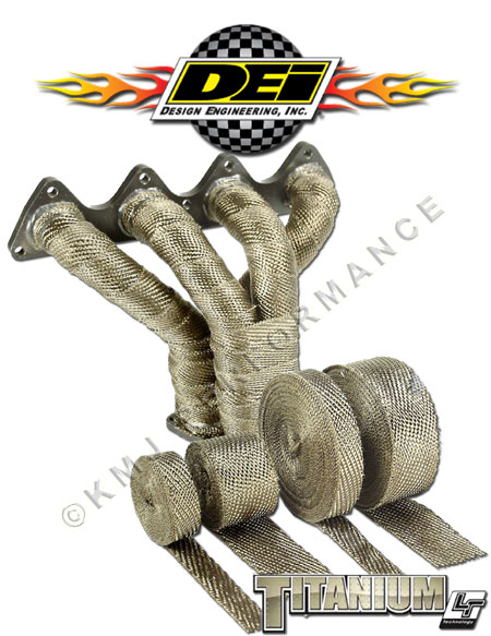 2" x 15' Titanium Exhaust Wrap