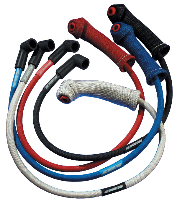 Protect-A-Boot & Wire Kit Blue 8 Cylinder
