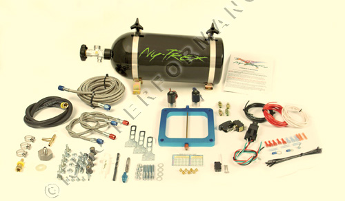 NITROUS HOT-SHOT HOLLEY 4150 SPRAYPLATE SYSTEM RACE KIT