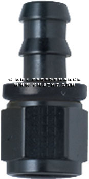 #8 Push Lock End Str Black