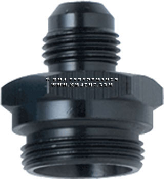 #6 X 7/8-20 Male Adapter-Dual Feed Black