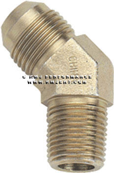 #6 X 1/4 Mpt 45 Adapter - Steel