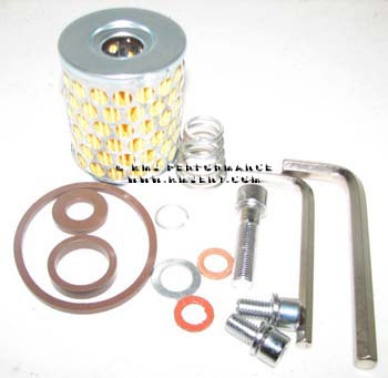 COMPACT FUEL FILTER ELEMENT KIT CHEVY FORD MOPAR