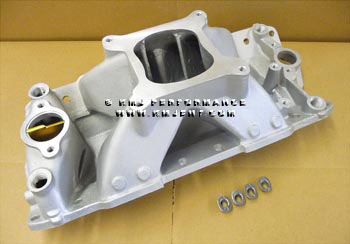 SBC CHEVY High Rise Aluminum Intake Manifold 350 400