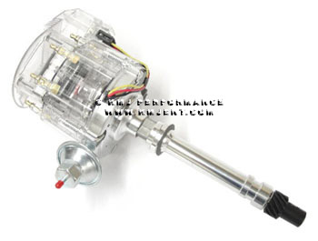GM CHEVY HEI Distributor Clear Cap 65K Coil SBC BBC