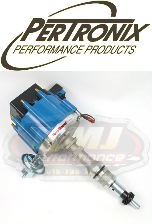 Flame-Thrower Ford 289 302 Small Block Windsor Street Strip HEI Distributor Blue