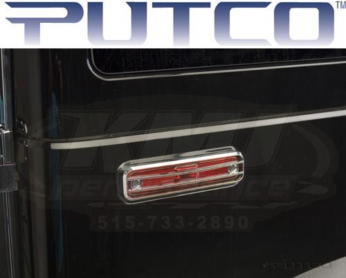 Putco 403403 2006 2009 Hummer H2 H2 SUT Side Marker Lamp Covers Chrome