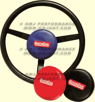 QuickCar Steering Wheel Center Pad - Black
