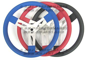 QuickCar 15" Aluminum Steering Wheel - Black