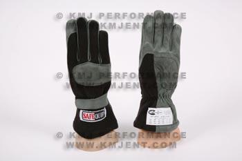 SafeQuip Nomex SFI 351 Driving Gloves Black Medium