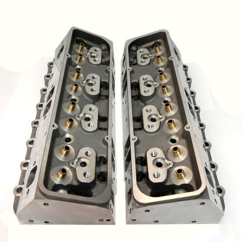 Assault Racing Bare SBC Small Block Chevy Aluminum Cylinder Heads Straight Plug 350 383 400