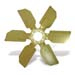 Steel O.E.M. Replacement 19" Clutch Fan Aluminum Blades Reverse