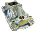 SBC CHEVY Vortec High Rise Polished Aluminum Intake 350