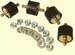 Rubber Vibration Dampener Mounting Kit In-Line Fuel Pump A1000