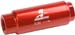 Billet Aluminum In-Line 40 Micron Fabric Fuel Filter 3/8"" NPT
