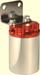 SS Billet Canister Style Fuel Filter 10 Micron Fabric 3/8"" NPT