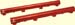 Red Billet Aluminum Fuel Rails 05-06 Ford Mustang GT 4.6L 3V