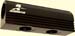 Black Billet Aluminum Fuel Distribution Log 4-Ports Block