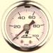 EFI Injected FPR 1-1/2"" Dry Fuel Pressure Gauge 0-100 PSI