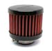 AIRAID 770-138 Breather Filter Rubber Top 1.25" ID - Clamp On 3" OD 2.5" Tall