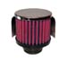 AIRAID 772-490 Breather Filter Chrome Top 1.25" OD - Push On 3" OD 2.5" Tall