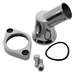 Small Block Chevy 45 Deg Polished Aluminum Swivel Water Neck