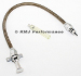 904 Torqueflite Flexible Transmission Dipstick Stainless Hose - Firewall Mount