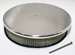 14" x 3" Smooth Polished Aluminum Top Round Air Cleaner Assembly Kit w/ Element