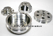 Small Block Chevy 350 Long Water Pump Serpentine Billet Aluminum Pulley Kit Set