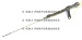 55-79 SBC Chevy Stainless Braided Oil Pan Dipstick - 283 305 307 327 350 400