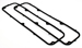 BBF Ford FE 390 428 Reusable Steel Shim Valve Cover Gaskets - 352 360 427