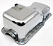 65-87 SBF Ford 7qt Front Sump Chrome Drag Race Oil Pan - Small Block 260 289 302