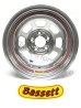  SILVER RACE WHEEL 15X8 IMCA 3" BACKSPACE 5x5