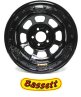  BLACK RACE WHEEL 15X8 BEADLOCK IMCA 4" BS 5x5