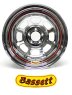  CHROME RACE WHEEL 15X8 IMCA 3" BACKSPACE 5x5