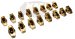 Comp 19044-16 Ford 302 351W Aluminum Ultra Gold Rocker Arms 1.6 Ratio 7/16" Stud
