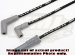 Crane 295-2428 Ford V-8 USAR Pro Cup Motor 8.5mm Plug Wires High Heat Sleeves