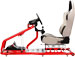 Race Gaming Game Simulation Racing Chair Seat Red Gray