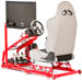 Red Simulation Racing Frame Computer Monitor VESA Mount
