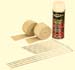 Motorcycle Exhaust Wrap Kit (Tan wrap w/White HT Silicone Coating)
