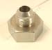 NITROUS KIT BOTTLE NUT TO AN -8 STAINLESS STEEL ADAPTER