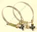 10LBS NITROUS BOTTLE QUICK-CLAMP STAINLESS BRACKET SET