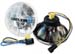 Delta Tech 01-1148-50X Xenon 7" DOT Headlight Kit w/ H13 Adapter Jeep JK 07-12