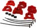 Energy Suspension 16-1105R 92-00 Honda Civic & Del Sol Motor Mount Inserts Red