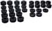 Energy Suspension 3-4115G 68-72 Chevelle Malibu Coupe Body Mount Bushings Black